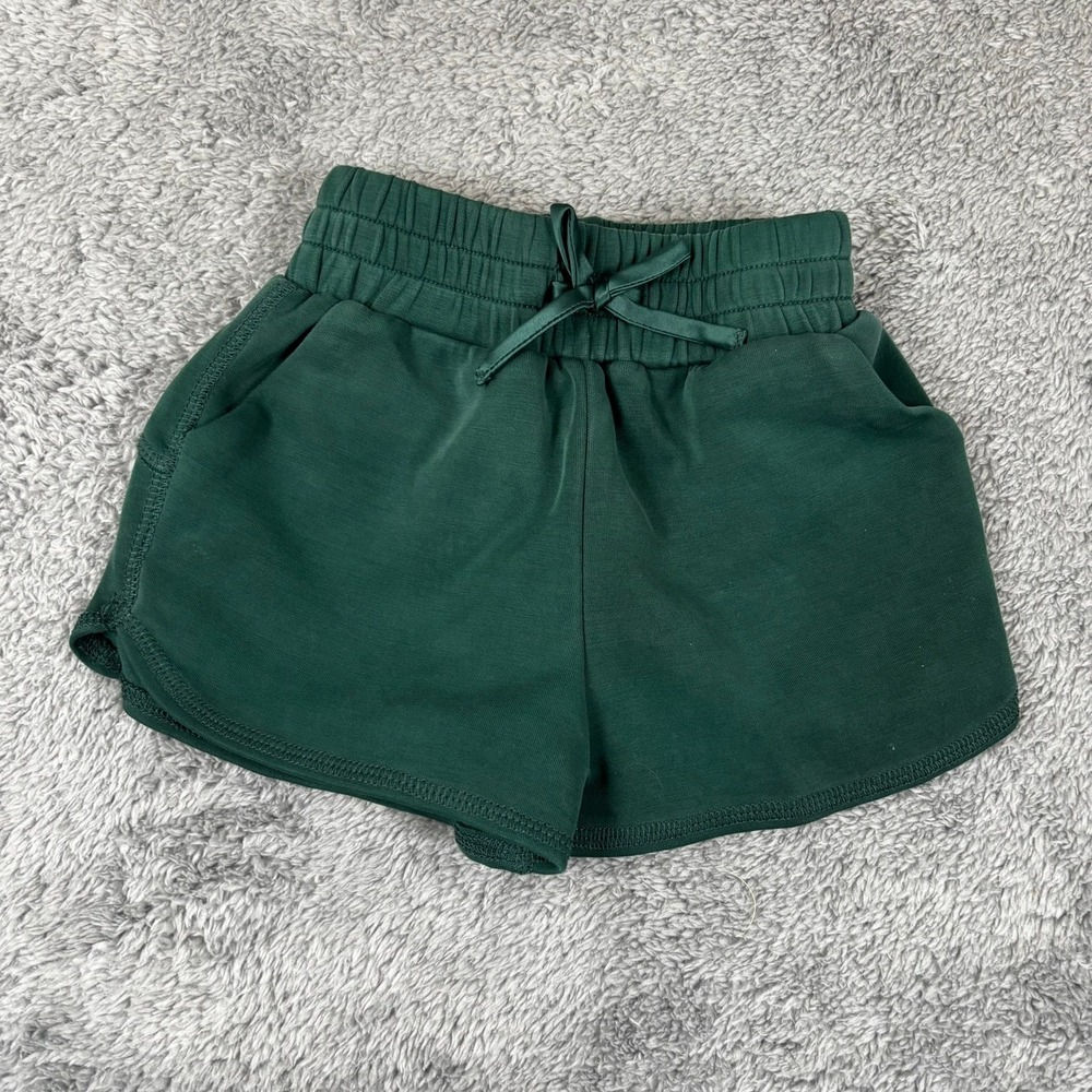 Copper Key Girls Dark Green Dolphin Shorts Elastic Waist 3T